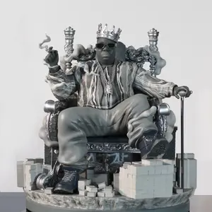 Notorious B.I.G. Cool Grey Statue