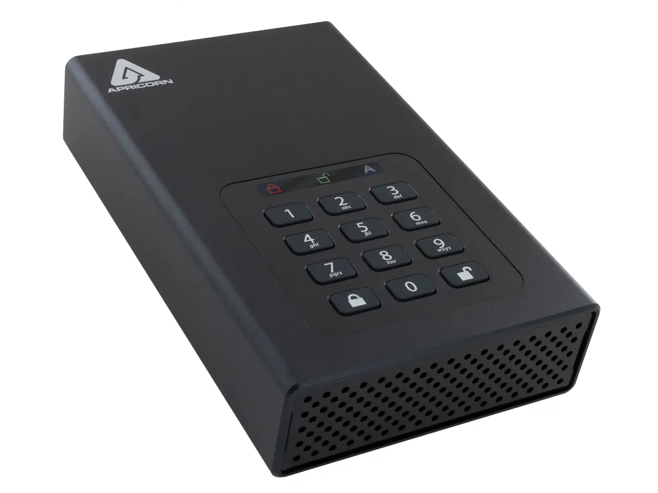 Apricorn Aegis Padlock DT 18 TB Desktop Hard Drive - External - TAA Compliant - USB 3.0 - 256-bit AES Encryption Standard (ADT-3PL256-18TB)
