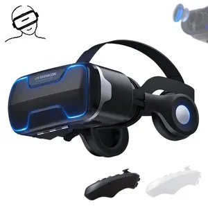 VR SHINECON Upgraded 4K 120Hz 3D VR Glasses All-in-One Smart Virtual Reality Headset for 4.7-7.2" Smartphones Ultimate Gaming Movie Accessory Immersive 3D Experience