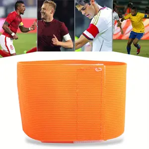 Universal Fit Adjustable Soccer Captain Armband, Durable Nylon Sports Wristband, Firm & Elastic, with 5 Color Options, for Team Match Outdoor Activities