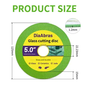 Glass king ceramic tile cutting blade ultra thin saw blade for ceramic jade wine bottle glass grinding cutting no chipping sharp durable diamond blade for tile porcelain stone masonry