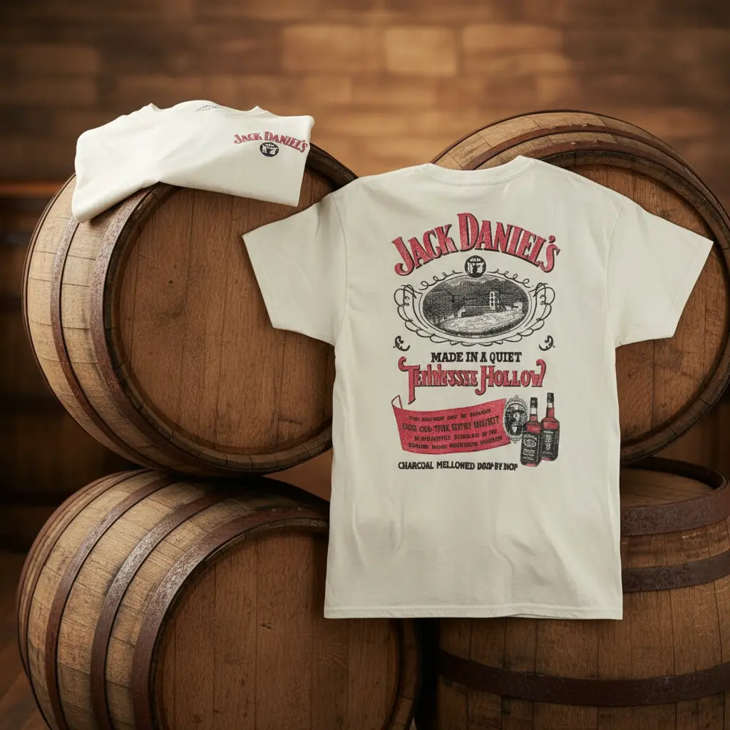 Jack Daniel's Tennessee Hollow Men's Cotton T‑Shirt