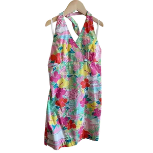Lilly Pulitzer Halter Dress, Multicolor, Size 10