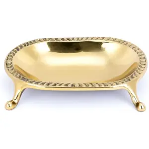 Soap holder 463 in x 325 in brass soap dish shower bar soap holder for shower with classy clawfoot