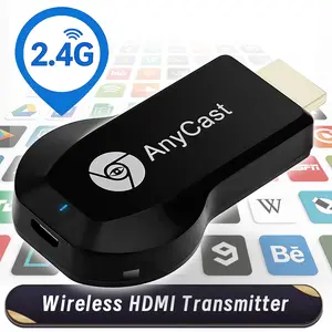 Wireless HDMI Receiver,2.4G WiFi High Stable Screen Mirroring Device, Plug & Play,1080P HD Media Streaming Stick for iPhone Android Laptop to TV Monitor Classroom Presentation