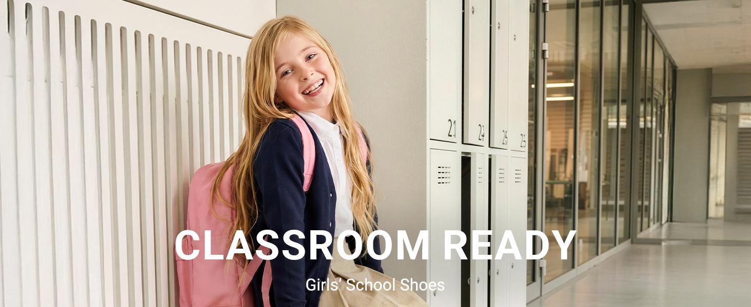 DREAM PAIRS Girls Mary Jane Dress Shoes School Uniform T-Strap Loafers Platform Chunky Heel Closed Toe Flats Back to School