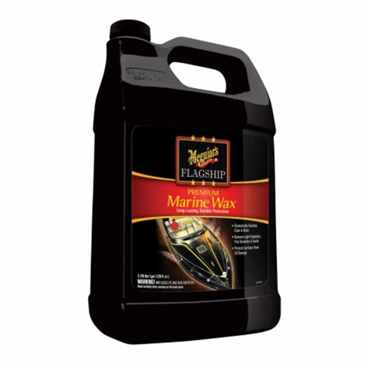 212 MAIN Meguiars Flagship Premium Marine Carnauba Wax - 1 Gal, UV Protection, Brilliant Gloss, Uvprotection, Brilliantgloss