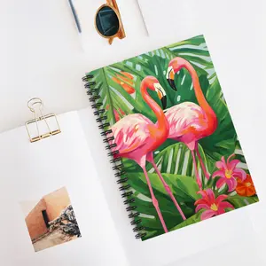 Flamingo Obsessed Notebook, Vibrant Flamingo Journal