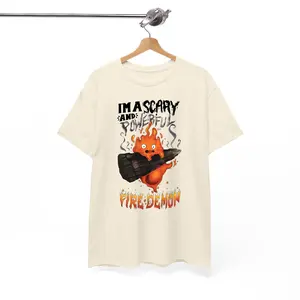Calcifer Scary & Powerful Fire Demon Howl's Moving Castle T-Shirt