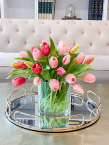 Real Touch Tulip Field Arrangement