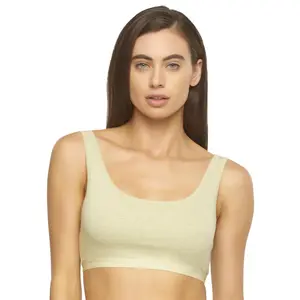 Felina Organic Cotton Bralette for Women, Super Soft, Made with Plant-Based Dyes Comfort Fit