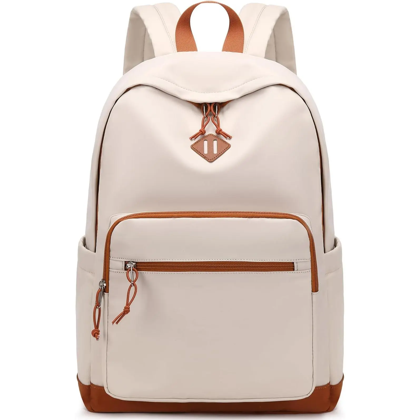 Beige/Orange