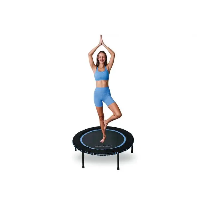 Award-Winning Fitness Trampoline Rebounder for Adults - Round Bungee Cord Mini Jump Mat for Home Workouts, Fitness for Everyone with Maximum Health Benefits, 30-Day Trial, Easy Returns, High-Quality, Adult, Maximum Fun And Health Benefits, Versatile Home,