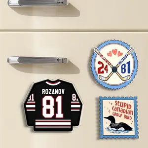 Heated Rivalry  Fridge Magnets, Hockey Romance Movie Magnet, , Hollanov Team Gifts For Fan, Connor Storrie & Hudson Williams Magnets