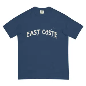 East Cōste | Navy | Unisex Garment-dyed T-shirt
