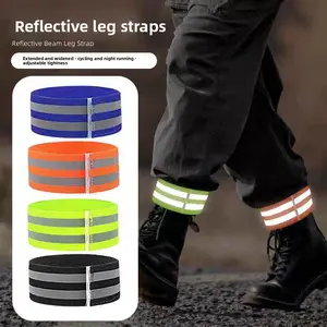 Ultra Lightweight Reflective  Ankle Bands, Adjustable Elastic Leg Straps for Cycling Running,ultralight  ankle bands, reflective leg straps, lightweight cycling gear, adjustable elastic bands Dual Disc Brake Snow Mountain Bike adult electric road