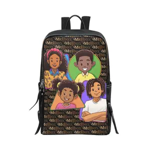 African American School Backpack (Slim Profile)