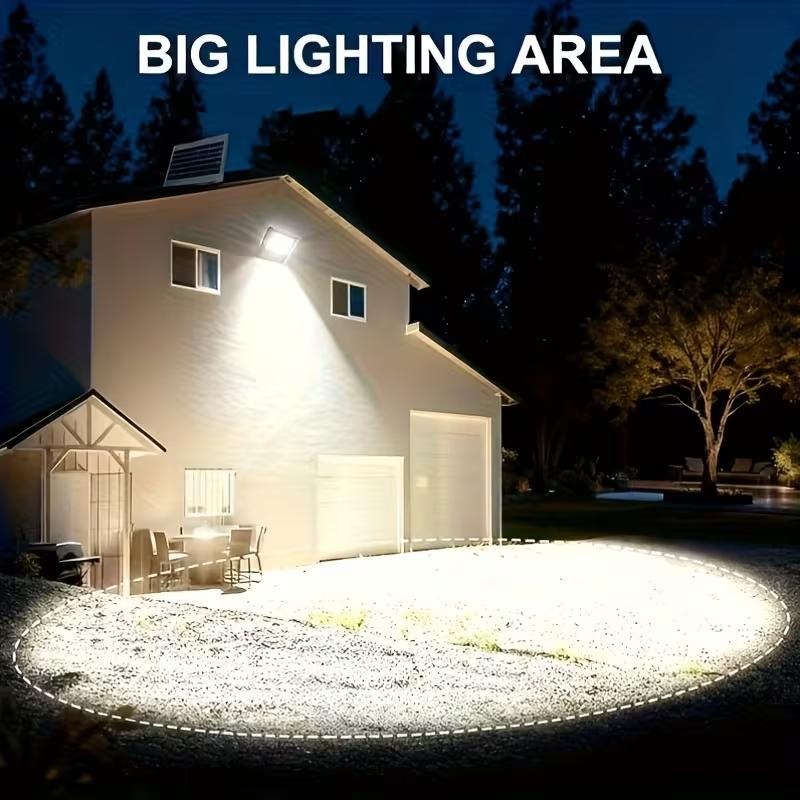 LED Solar Lamp Featuring a Solar Charging Capability Eliminating Electricity Expenses Provides Broad Illumination for Streets And Open Spaces Ideal for Nighttime Lighting in Commercial Parking Areas Perfect for Gardens Roadways Lights Motion Sensor