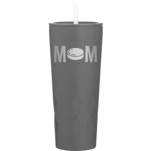 Mom Hockey 20.9 oz Tumbler | Slate