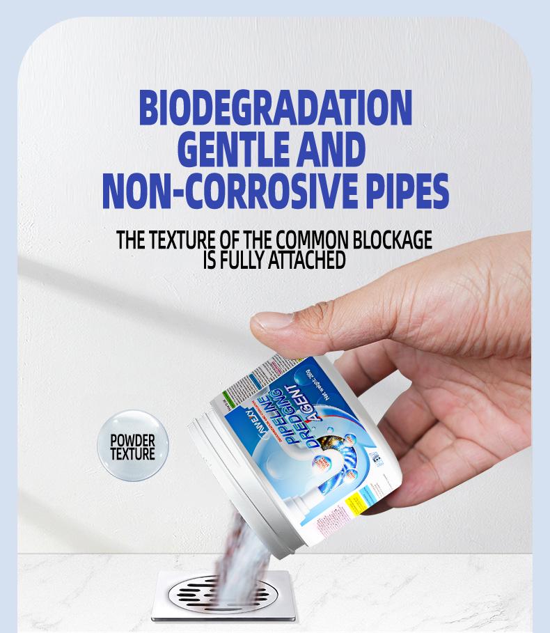 Lanwexy-Powerful Pipe Dredging Agent for Kitchen and Toilet Pipelines - Dissolves 200+ Blockages and Kills 99% of Bacteria