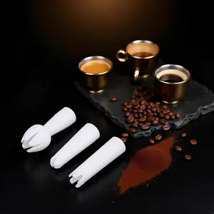 3Pcs White Whip Cream Dispenser Accessory Set - Including Dispenser Head, Whipped Nozzle, Mounting Base & Tips, Ideal for Dinning Bar Cream Chargers and Whippers