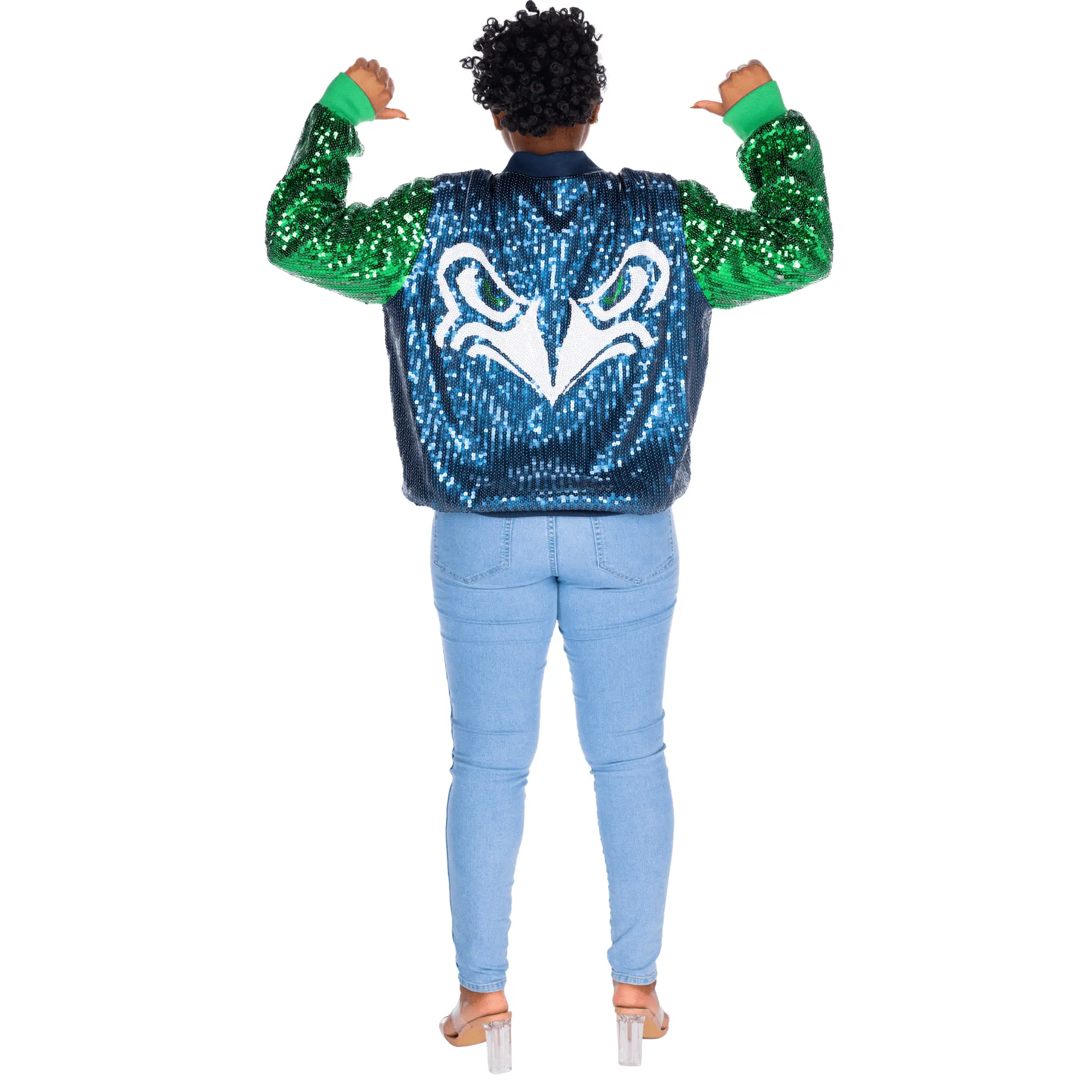 Seattle Football Sequin Jacket