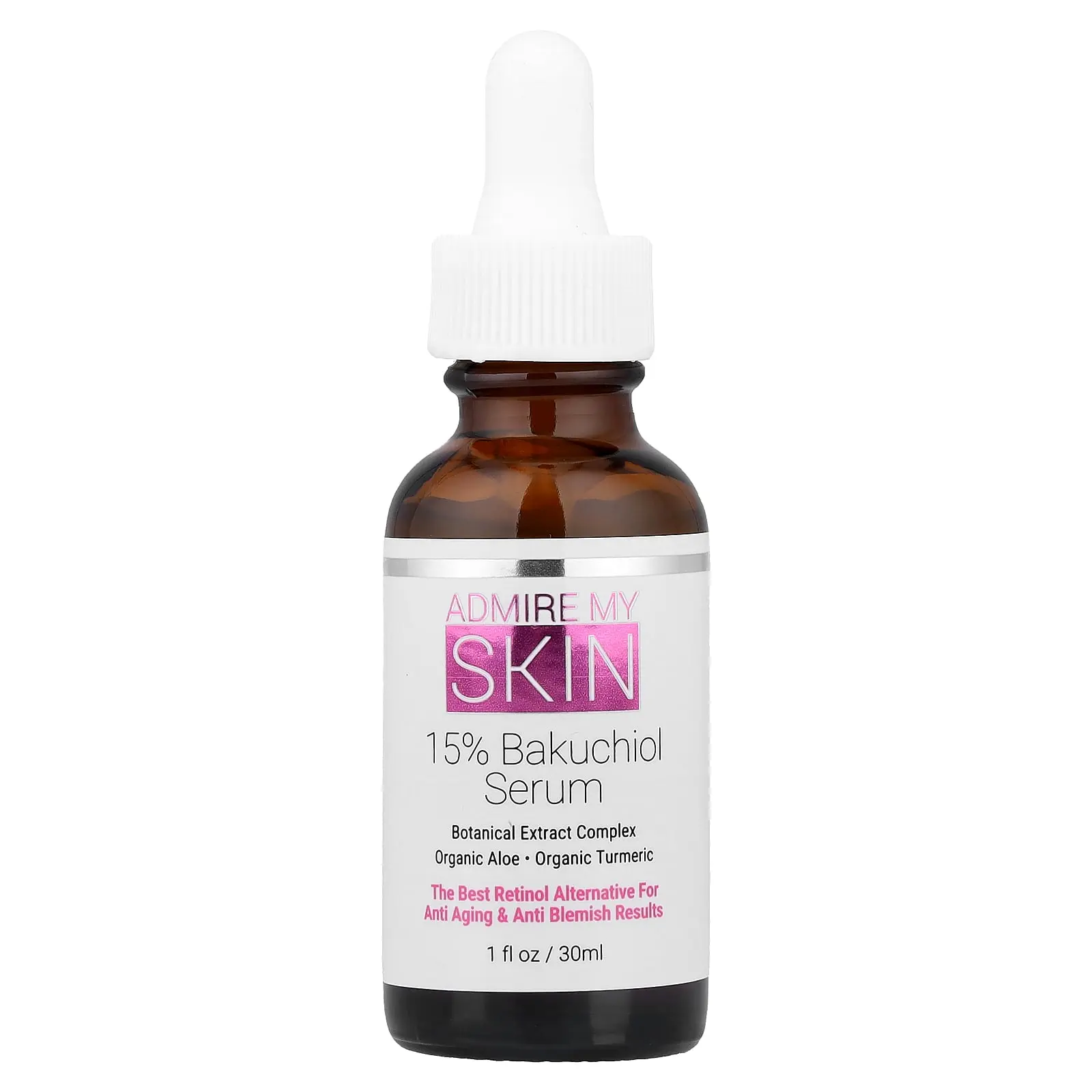 Admire My Skin 15% Bakuchiol Serum, 1 fl oz (30 ml)
