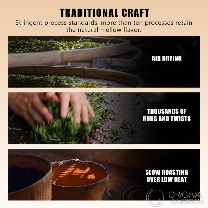 Crouching Tiger Hidden Dragon 512g(8g×64pcs） High Quality Wuyi Cinnamon Da Hong Pao Oolong Tea Set 512g(8g×64pcs）32packs Da Hong Pao Tea  32packs Cinnamon Rock Tea
