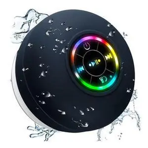 Mini Bluetooth Shower Speaker Portable Wireless with Suction Cup Waterproof for Beach Home Easy Pairing with Phones Tablets Computer Gift for Men Women