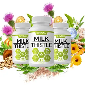 45 Count Liver Cleanse Detox | Milk Thistle with Ginger Root, Choline & Dandelion Root | Herbal Support for Digestion & Immune Health