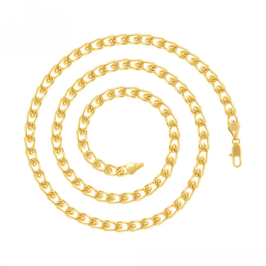 Elegant 24K gold color necklace
