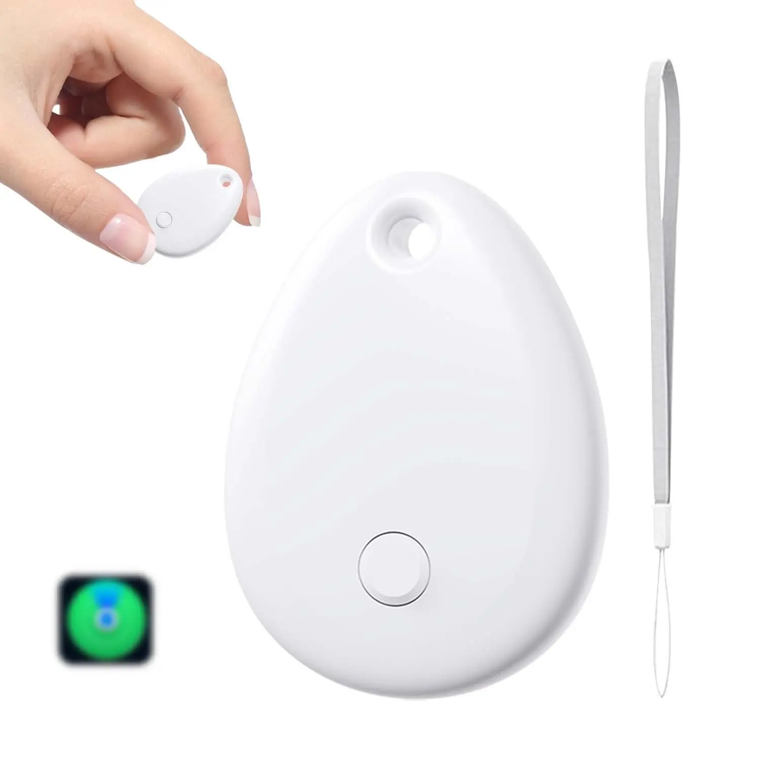 Smart Anti-Lost Keychain  Locator, Phone Lost Finder, Pets Kids Elderly Anti-Wandering Tracker Luggage Tag