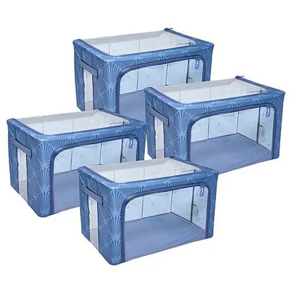 Improvements Collapsible Large Storage Bins -Set of 4
