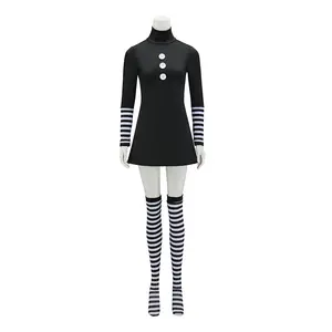 Movie Marionette Cosplay Costume Women's Uniform with Socks Halloween Party Outfits Womenswear Clothes