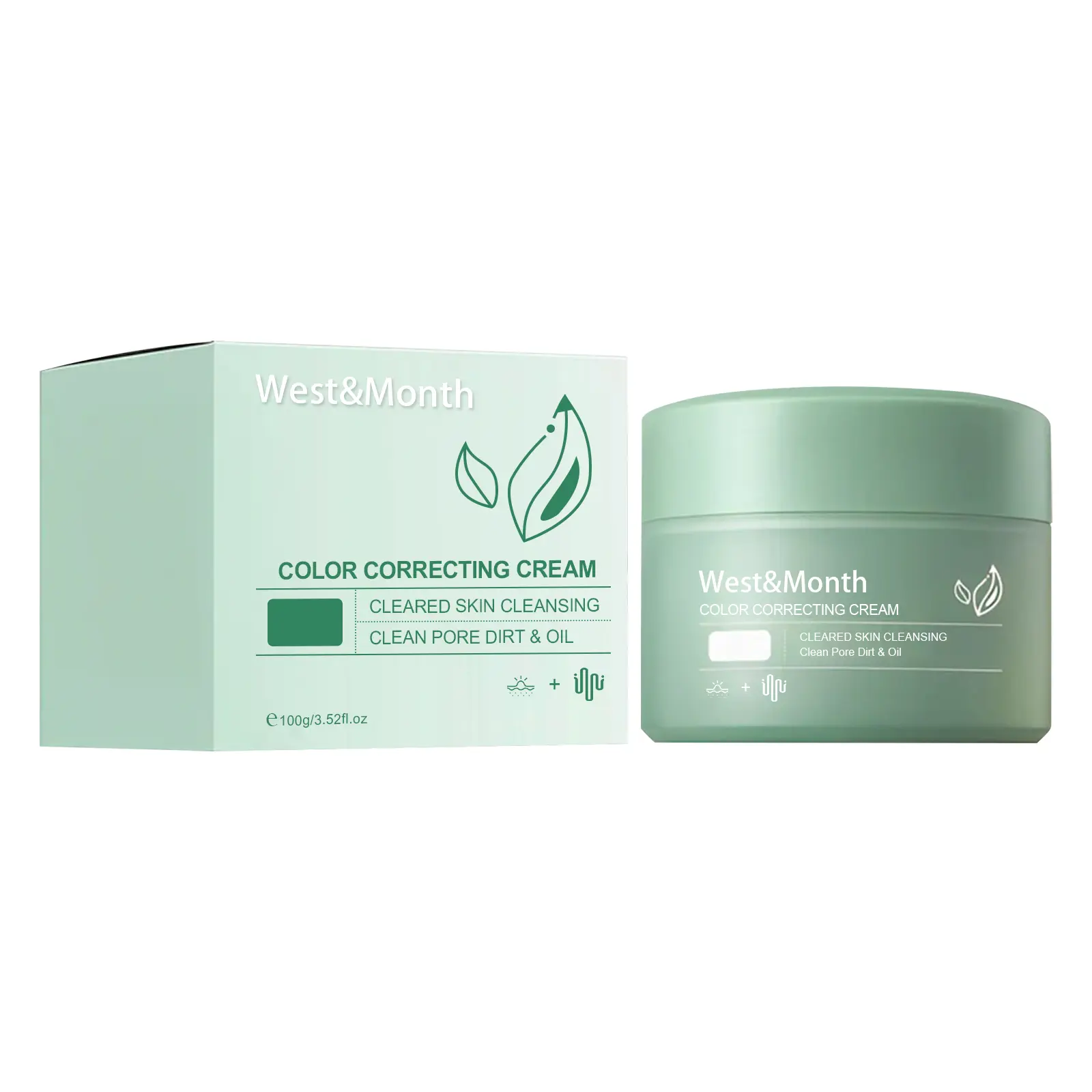 West&Month After-Sun Cream Light Spot Moisturizing Beauty Cream ( Aloe Vera Extract, Allantoin, Apple Extract )