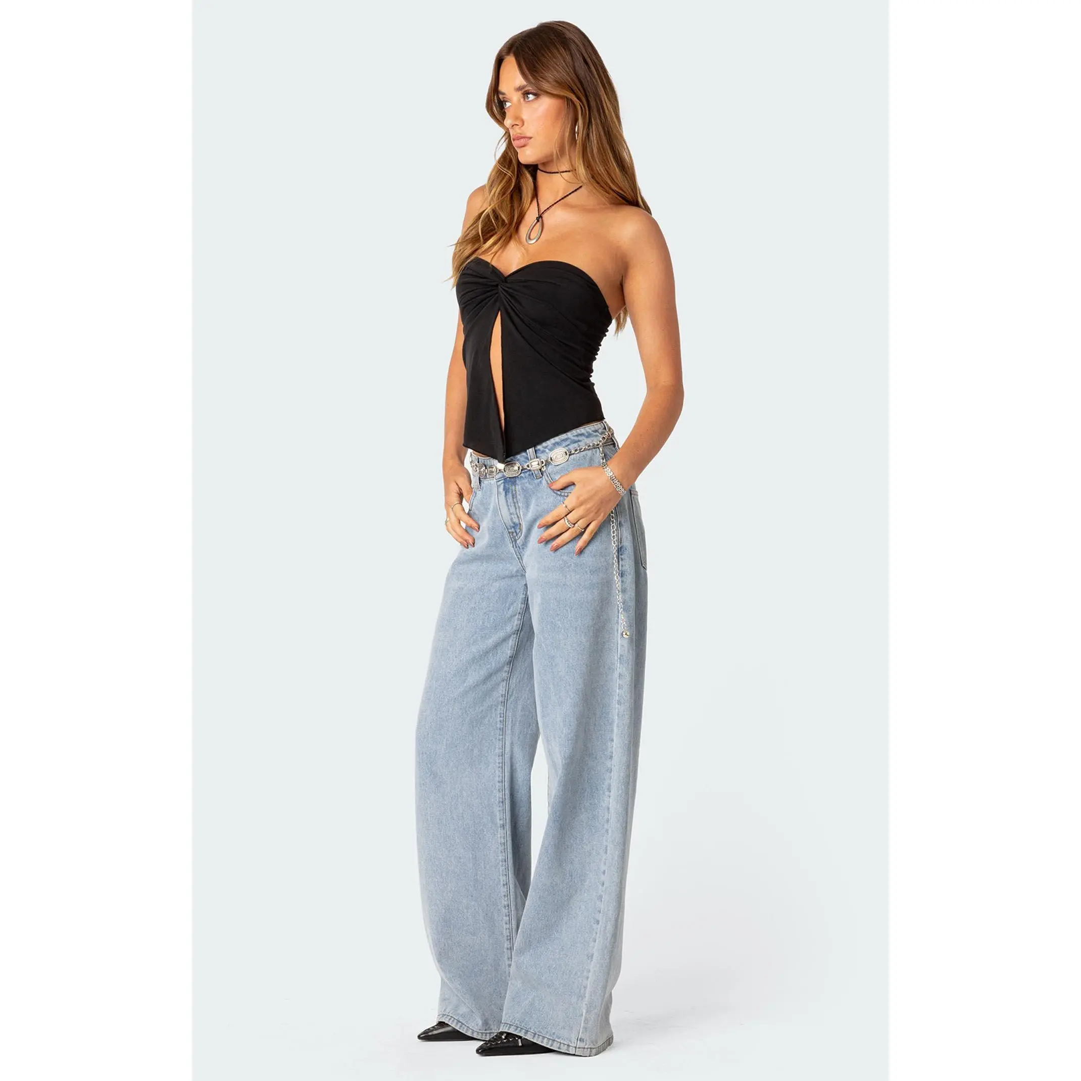 Edikted Women's Twisted Split Front Tube Top