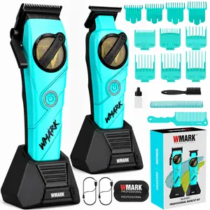 WMARK,NG-8631 KIT,Men's Professional Hair Clipper Kit For Men,Cordless Hair Clipper and Trimmer Set For Barber Shop ,Rechargeable Electric Clipper & Accessories Hair Grooming Kit,Barber Equipment,Slons,Men's Gift high-speed