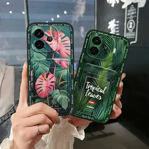 Cartoon Soft case Phone Case For VIVO IQOO Z9 Turbo/+/Y200GT 5G Graffiti Anti-knock Card bag Anti-dust protective TPU Fashion Design Dirt-resistant Card slot Silicone Cover Cute