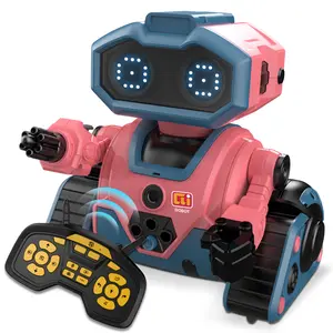 Intelligent robot toys, with automatic demonstration and gesture control, flexible head and arm movements, dancing actions, suitable for children over 3 years old, suitable for both boys and girls.