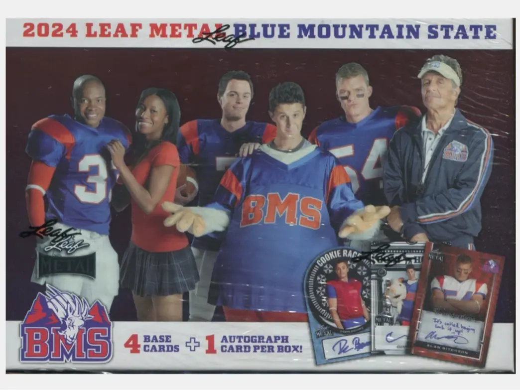2024 Leaf Metal Blue Mountain State Hobby Box Collectible Trading Cards Trading Cards
