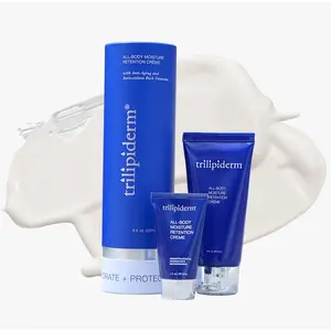 Trilipiderm All-Body Moisture Retention Crème | Deep Hydrating Vegan Body Moisturizer with Medasynnian Lipid Complex for Dry and Sensitive Skin