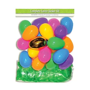 Complete Easter Eggs and Grass Decorative Kit
