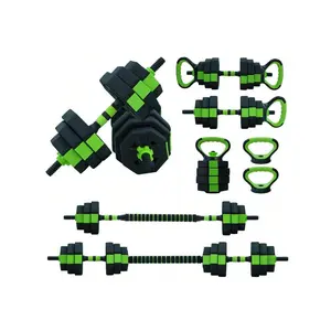 Adjustable Dumbbell Set, 4 In 1 Adjustable Dumbbell Weights 66Lbs Free Weight Set With Connector Used As Barbell, Kettlebells, Push Up Stand