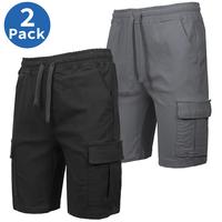 (2 Pack) Black-Grey