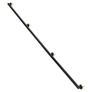 Ultra-Strong 500lbs Stair Railing! 💪 Modern Industrial Metal Handrail - Heavy Duty Wall Mount Support for Indoor/Outdoor Steps - Complete Easy Install Kit for Porch, Loft & Deck! 🛠️