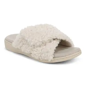 Vionic Cozy Sherpa Slide Slippers - Relax II