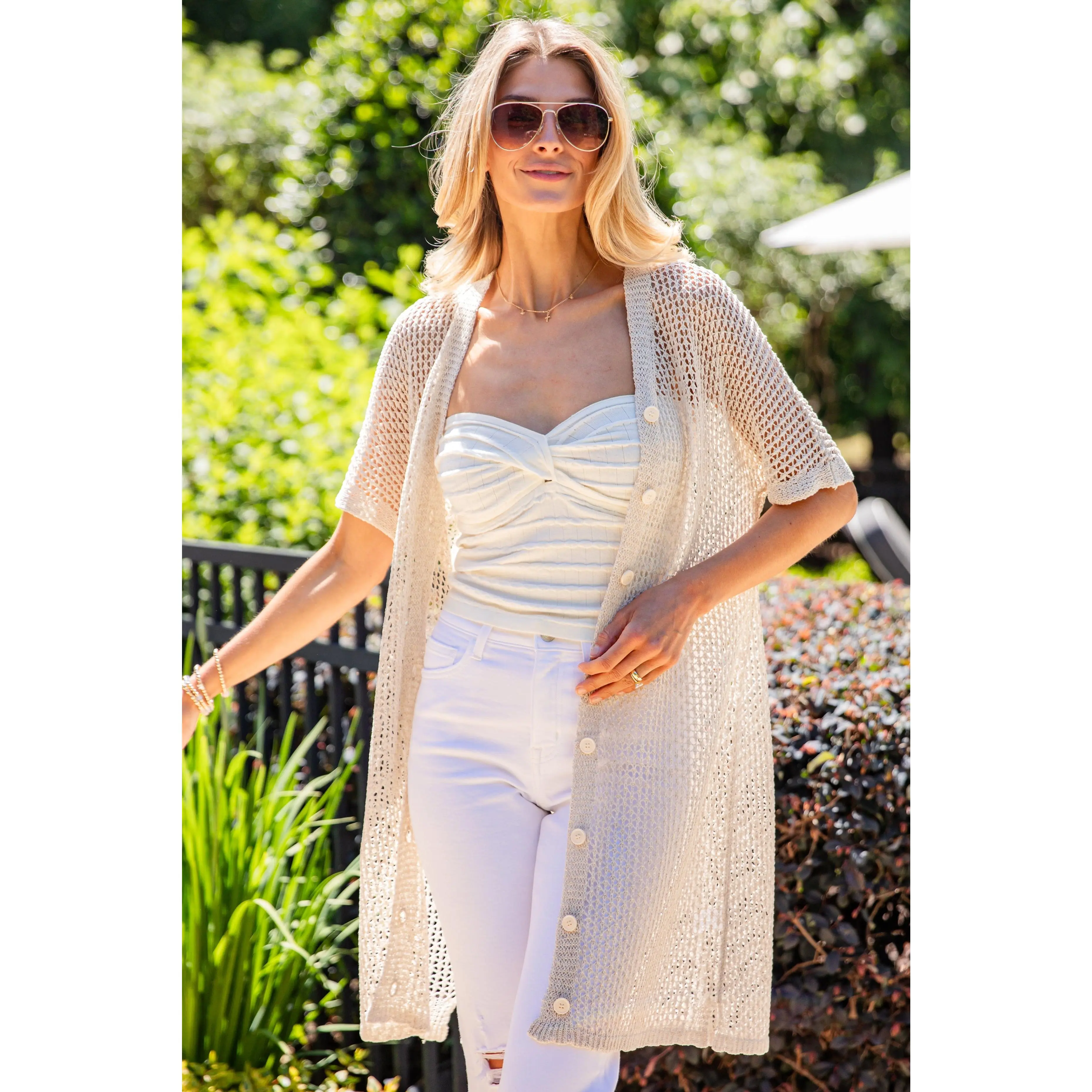 Destined For Joy Oatmeal Knit Cardigan