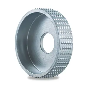 1pc Steel Grinding Wheel for Angle Grinder, 2.95 Inch Dia Wood Carving Disc, Durable Dense Spikes Design, Woodworking Shaping and Sanding Tool Attachment