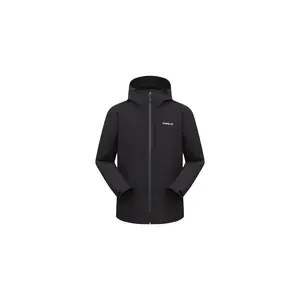 Men's 3-in-1 Waterproof Jacket with Fleece Lining - Windproof Warm and Versatile
