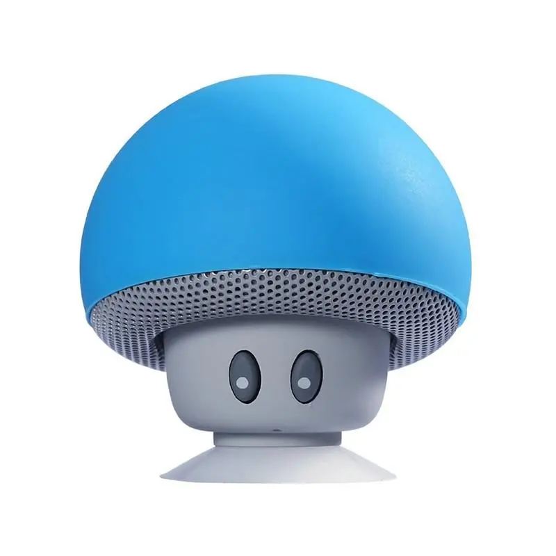 Portable Bluetooth Mushroom Speaker with Built-in Mic